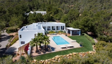 Resa Estates Ibiza modern finca villa for sale air photo.jpg